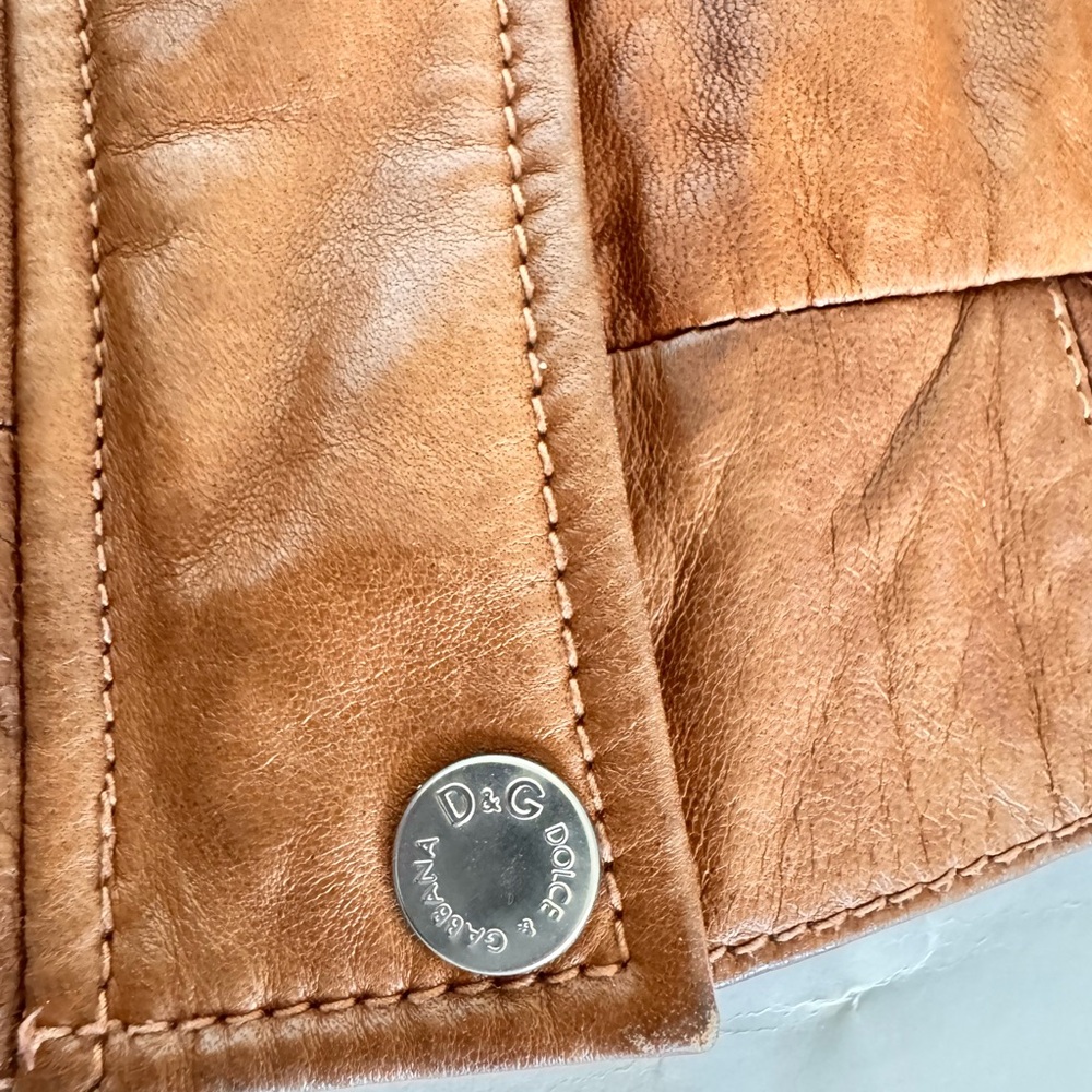DOLCE & GABBANA Leather Jacket - Picture 8 of 16